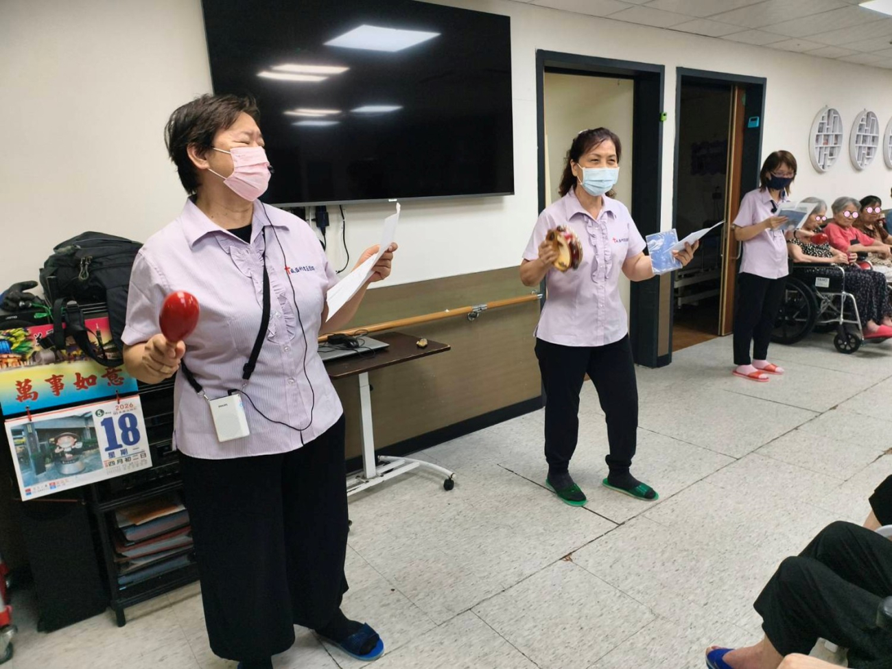 約書亞團體關懷活動現場。